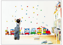 Animal Circus Train Children DIY Removable Wall Stickers Parlor Kids Bedroom Home House Decoration AY9065 SM6