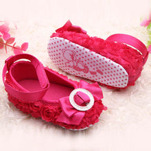 Baby Girls Rose Shoes Toddler party rose flower first walker princess dress shoes SM6