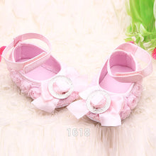 Baby Girls Rose Shoes Toddler party rose flower first walker princess dress shoes SM6