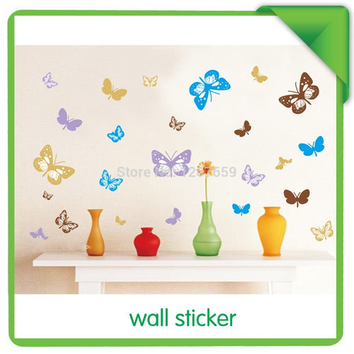 butterfly Big Environmental Friendly Wall Stickers, Parlor Sofa TV Background Wall Decals SM6