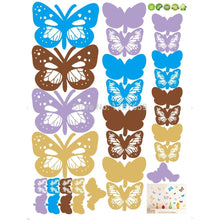 butterfly Big Environmental Friendly Wall Stickers, Parlor Sofa TV Background Wall Decals SM6