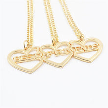 Friend Gift Collar Necklace Friendship Pendant Necklace Jewelry 3Pcs  Heart Shaped Best Friends Necklace SM6