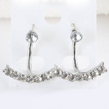 Gift NEW Fashion Lovely 18K Earrings Gold Plated sweet Little Colorful Crystal Earrings Hoop for Women SM6