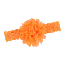 Girl Baby Ruffle Flower Lace Hairband Elastic Headband Baby BlackHair Band HeaddressSM6