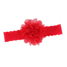 Girl Baby Ruffle Flower Lace Hairband Elastic Headband Baby BlackHair Band HeaddressSM6