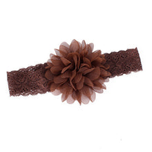 Girl Baby Ruffle Flower Lace Hairband Elastic Headband Baby BlackHair Band HeaddressSM6