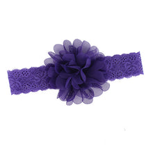 Girl Baby Ruffle Flower Lace Hairband Elastic Headband Baby BlackHair Band HeaddressSM6