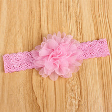 Girl Baby Ruffle Flower Lace Hairband Elastic Headband Baby BlackHair Band HeaddressSM6