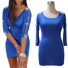 Glamour Empire Women Bodycon Mini Dress Lace Diamante Detail Tunic Clubwear Dresses P6Y SM6