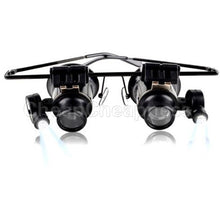 Glass Loupe Lens Eye Jeweler Watch Repair 20X Magnifier Magnifying LED Light Jewelry Tools Equipments For Sale SM6