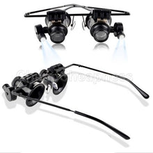 Glass Loupe Lens Eye Jeweler Watch Repair 20X Magnifier Magnifying LED Light Jewelry Tools Equipments For Sale SM6
