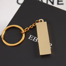Gold key chain golden keychains keyrings women h bag charms pendant metal key finder luxury man car key rings accessory SM6