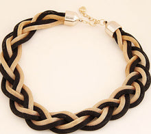 Golden   Black Short Necklace Zinc Alloy Costume Accessory Choker Necklace SM6