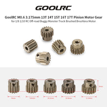 GoolRC M06 3175mm 13T 14T 15T 16T 17T 06 Module Pinion Gear for 18 110 Off-road Buggy Monster Truck Brushed Brushless Motor SM6