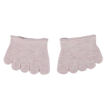 Half Foot Socks Finger Skid Peep Toe Anti Slip Pilates Ankle Durable High Heel Half Open Five Calcetines Socks SM6