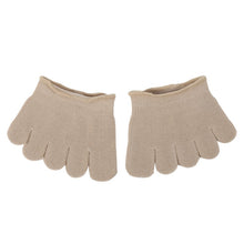 Half Foot Socks Finger Skid Peep Toe Anti Slip Pilates Ankle Durable High Heel Half Open Five Calcetines Socks SM6