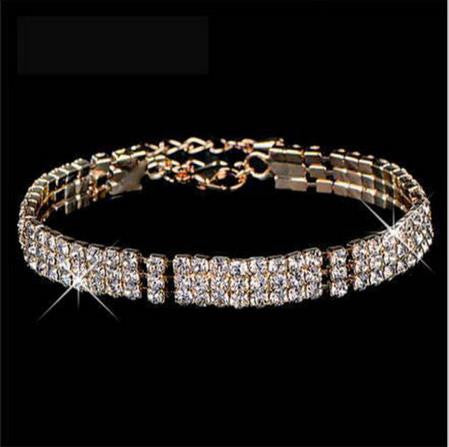 H -woven Beads Rhinestone bracelets women Accessories  Design Wedding Crystal Bracelet jewelry SM6