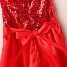 Baby Girl Toddler Wedding Sundress Red Sequin Sleeveless Party Dresses SM6