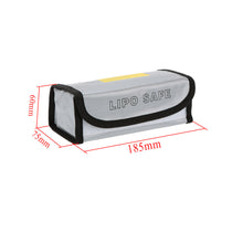RC Fireproof LiPo Battery Safety Bag Safe Guard Charge Sack for LiPo Battery Charging 185 * 75 * 6 cm SM6