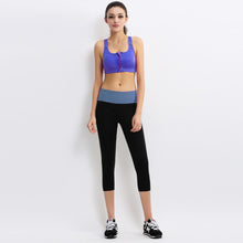 Women Short Leggings Contrast Elastic Waist Cropped Women Leggings Jeggings Leggins SM6