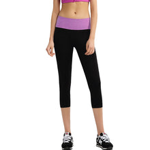 Women Short Leggings Contrast Elastic Waist Cropped Women Leggings Jeggings Leggins SM6