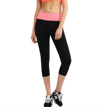 Women Short Leggings Contrast Elastic Waist Cropped Women Leggings Jeggings Leggins SM6