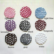 Bun Cover Snood Hair Net Ballet Dance Skating Chic Crochet Beautiful Colors SM6