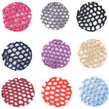 Bun Cover Snood Hair Net Ballet Dance Skating Chic Crochet Beautiful Colors SM6