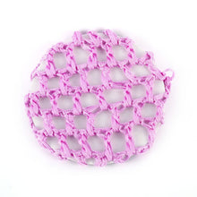 Bun Cover Snood Hair Net Ballet Dance Skating Chic Crochet Beautiful Colors SM6