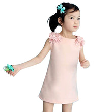 Baby Girls Princess Dress Flower Sleeveless Kids Party Dresses Clothes SM6