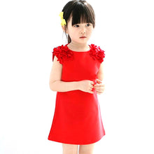 Baby Girls Princess Dress Flower Sleeveless Kids Party Dresses Clothes SM6