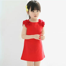 Baby Girls Princess Dress Flower Sleeveless Kids Party Dresses Clothes SM6