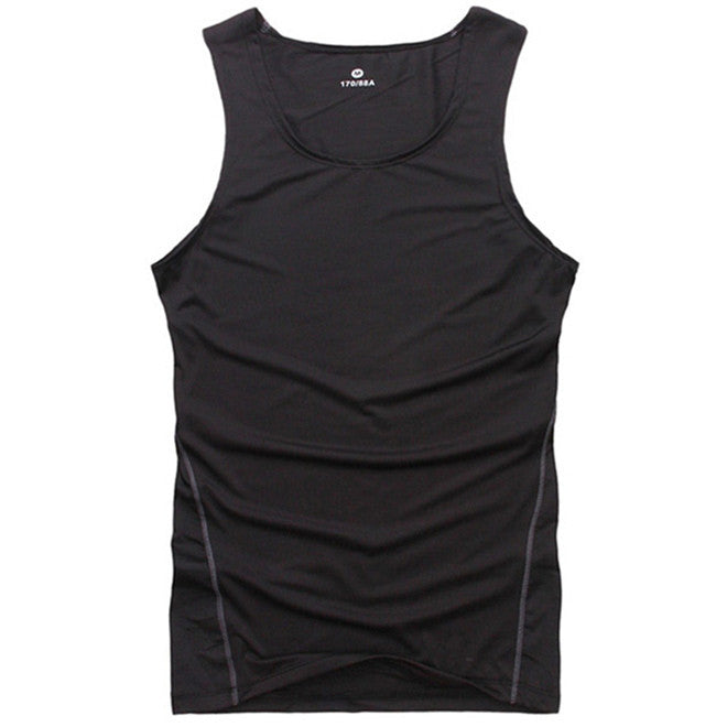 7 Colors Men S Bodybuilding Vest Tank Top Jersey Quick-dry Tights Tops Undershirt SM6