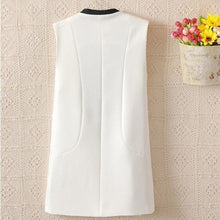 Brief Casual Waistcoat Suit Vest Sleeveless T-shirt Slim Fit Womens SM6