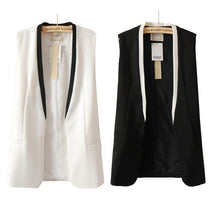 Brief Casual Waistcoat Suit Vest Sleeveless T-shirt Slim Fit Womens SM6