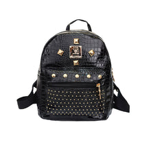 Women Backpack Rivet School Backpacks For Teenage Girls Women Pu Leather Backpack Mochila SM6