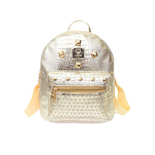 Women Backpack Rivet School Backpacks For Teenage Girls Women Pu Leather Backpack Mochila SM6