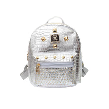 Women Backpack Rivet School Backpacks For Teenage Girls Women Pu Leather Backpack Mochila SM6