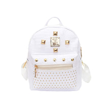 Women Backpack Rivet School Backpacks For Teenage Girls Women Pu Leather Backpack Mochila SM6
