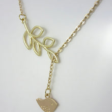 Leaves And Bird With Clavicle Chain Pendants Necklace Jewelry Gift For Women StylishSM6