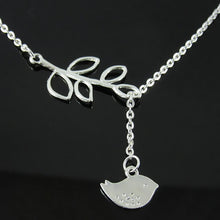 Leaves And Bird With Clavicle Chain Pendants Necklace Jewelry Gift For Women StylishSM6