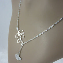 Leaves And Bird With Clavicle Chain Pendants Necklace Jewelry Gift For Women StylishSM6