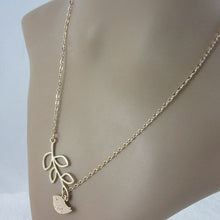 Leaves And Bird With Clavicle Chain Pendants Necklace Jewelry Gift For Women StylishSM6