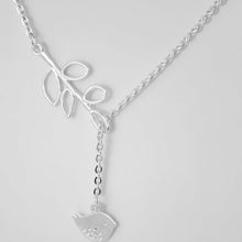 Leaves And Bird With Clavicle Chain Pendants Necklace Jewelry Gift For Women StylishSM6