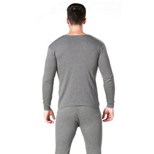 Men 2pcs Set Cotton Thermal Underwear Long Johns Tops Bottoms Pajama Sets 3 Colors P1 SM6