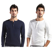 Men Basic Long Sleeve T-shirt Gray Dark Blue Yellow White Slim Cut T Shirt Tops P1 SM6
