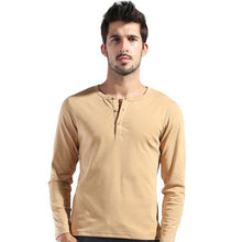 Men Basic Long Sleeve T-shirt Gray Dark Blue Yellow White Slim Cut T Shirt Tops P1 SM6