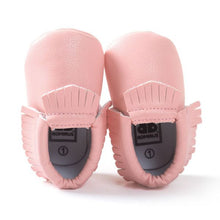 Newborn Baby Boy Girls Kids Tassel PU Leather Shoes Toddler Moccasin Soft Sole 0-18Months SM6