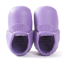 Newborn Baby Boy Girls Kids Tassel PU Leather Shoes Toddler Moccasin Soft Sole 0-18Months SM6