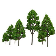 12Pcs Poplar Tree Model Architectural Model for Train Layout Garden Scenery Scene Landscape Handcrafted Trees Model SM6